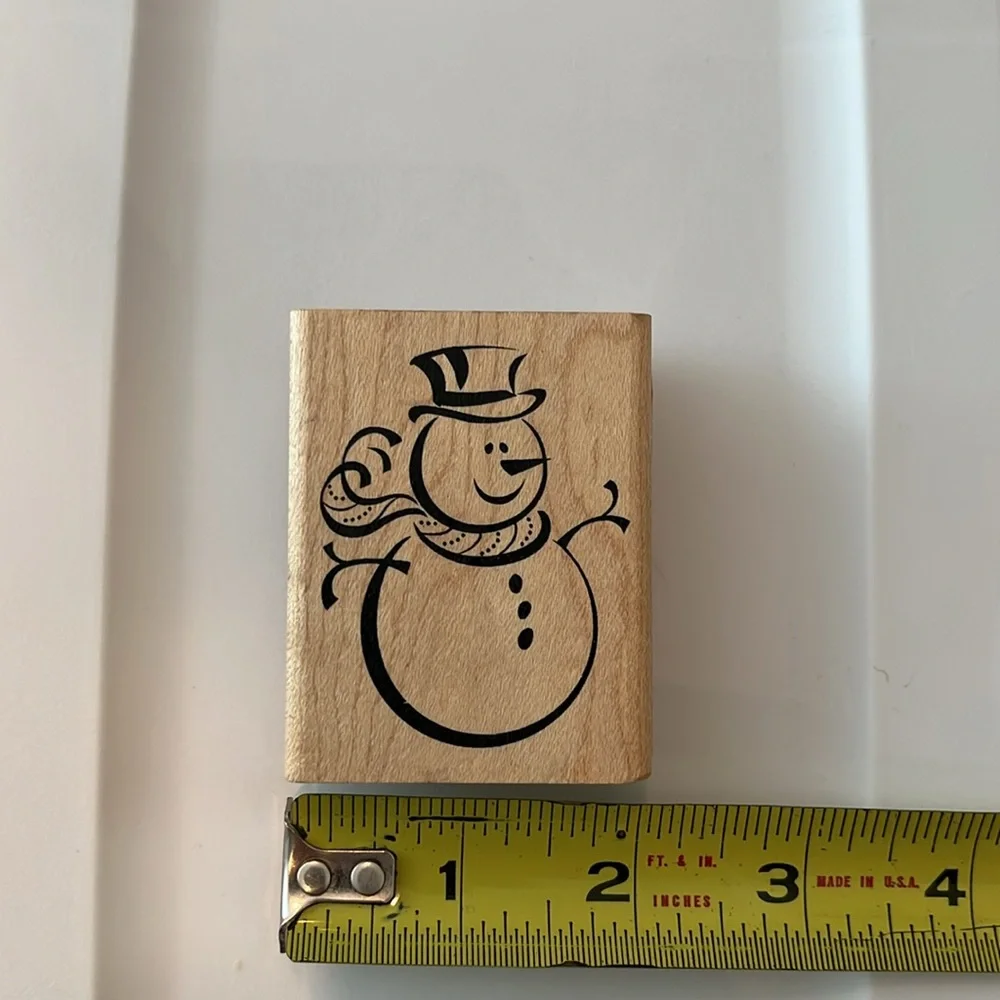 Inkadinkado Snowman Rubber Stamp